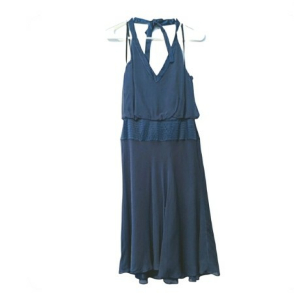 Laundry Shelli Segal Silk Halter Dress Size 4
